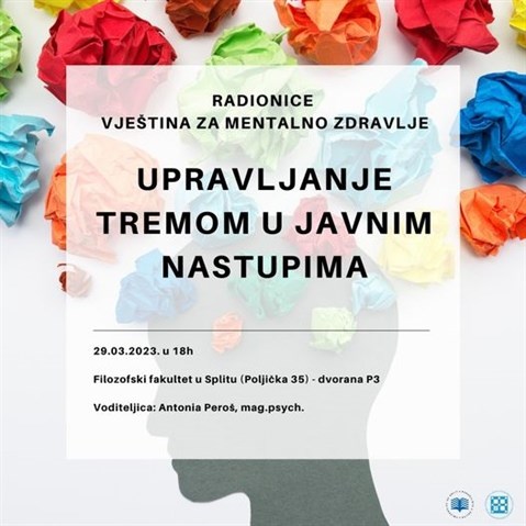Radionica ''Upravljanje tremom u javnim nastupima''