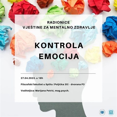 Prijave za radionicu "Kontrola emocija"