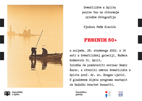 Otvaranje retrospektivne izložbe legendarnog fotoreportera Fjodora Feđe Klarića te najboljih fotografija natječaja „SEA OF DIVERSITY“ u Sveučilišnoj galeriji